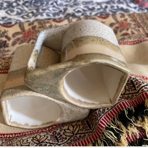 **MCM** rudolfo padilla // glazed // stacking mugs (2) - Picture 3 of 4